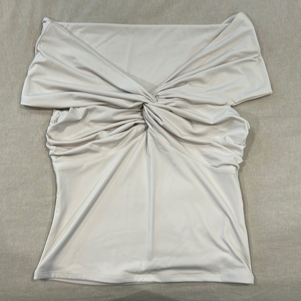 NWT Abercrombie Soft AF Collection Off the Shoulder Top